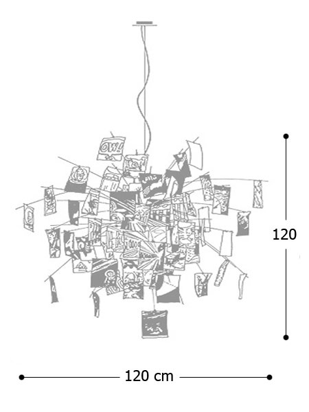 Светильник Zettel Z 5 Ingo Maurer text в Липецке