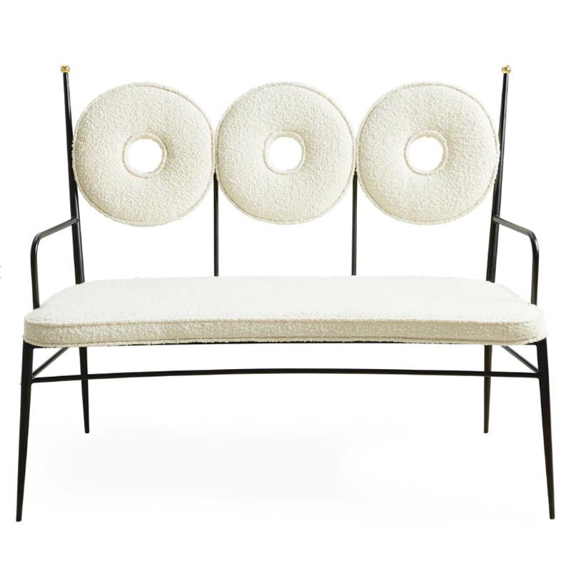 Банкетка Rondo Bench ivory ( слоновая кость ) Банкетка Rondo Bench ivory ( слоновая кость ) в Липецке | Loft Concept