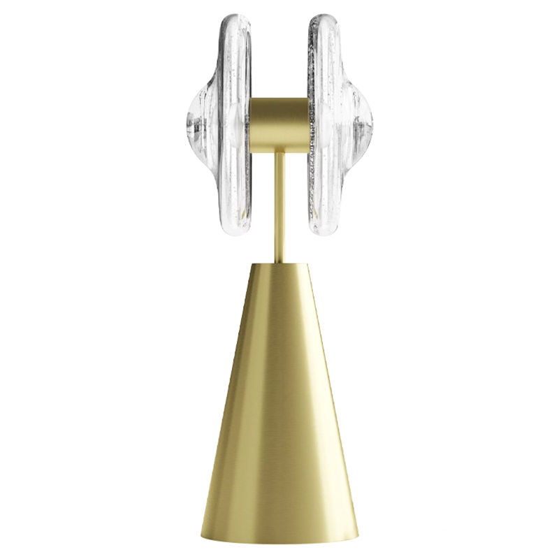 Настольная лампа Balance brass Латунь Прозрачный Настольная лампа Balance brass Латунь Прозрачный в Липецке | Loft Concept