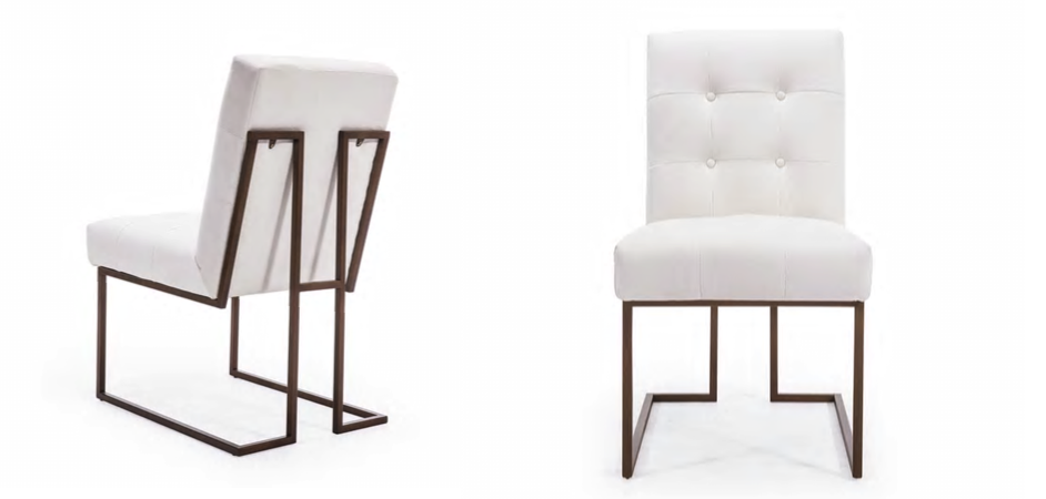 Стул обеденный Burleigh Dining Chair Pearl Iron Стул обеденный Burleigh Dining Chair Pearl Iron - Loft-Concept в Липецке