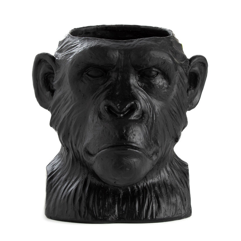 Ваза Black Monkey Черный матовый Ваза Black Monkey Черный матовый в Липецке | Loft Concept