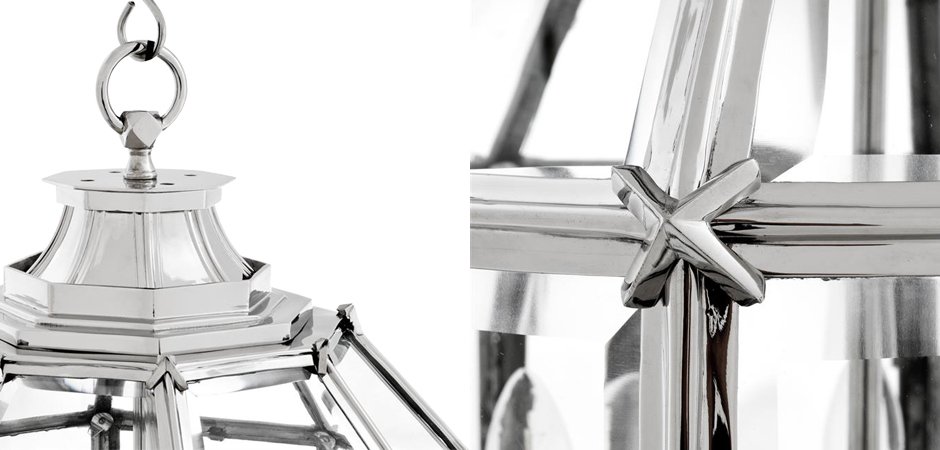 Люстра Lantern Owen Nickel M - Loft-Concept в Липецке