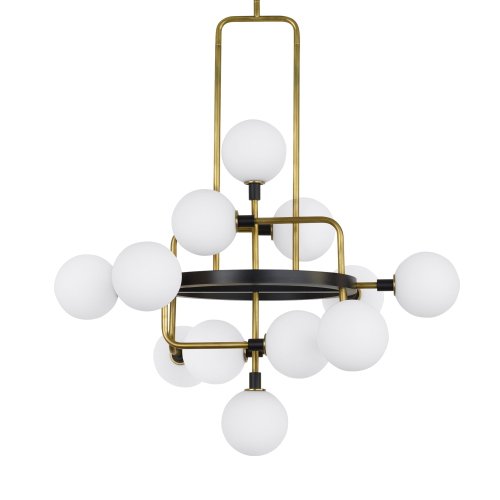 Люстра TECH Lighting Viaggio Chandelier Золотой Белый Черный Люстра TECH Lighting Viaggio Chandelier Золотой Белый Черный в Липецке | Loft Concept