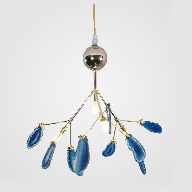 Люстра Agate Feathers mini Глянцевое золото Люстра Agate Feathers mini Глянцевое золото в Липецке | Loft Concept
