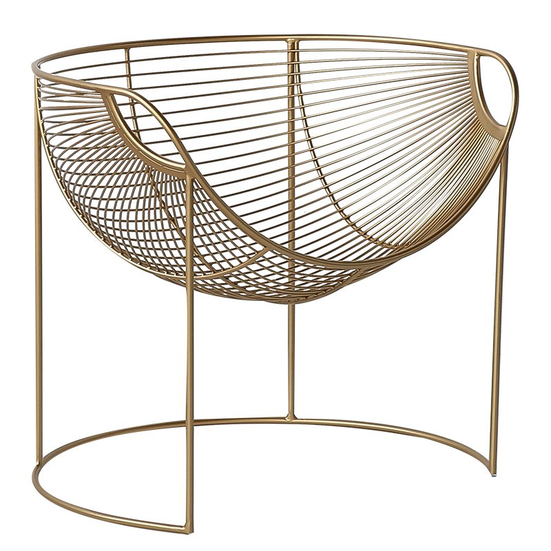 Стул Rods sphere gold матовое золото Стул Rods sphere gold матовое золото в Липецке | Loft Concept