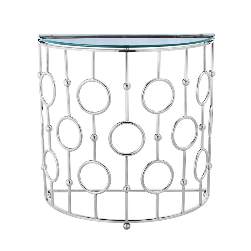 Консоль Console Insignia Rings chrome Хром Консоль Console Insignia Rings chrome Хром в Липецке | Loft Concept
