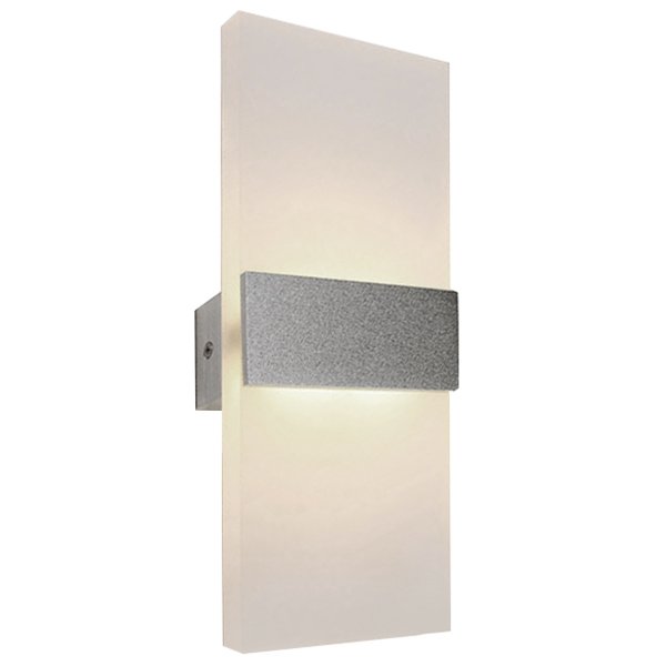 Бра Road Wall Light Silver Серебряный Прозрачный белый Бра Road Wall Light Silver Серебряный Прозрачный белый в Липецке | Loft Concept
