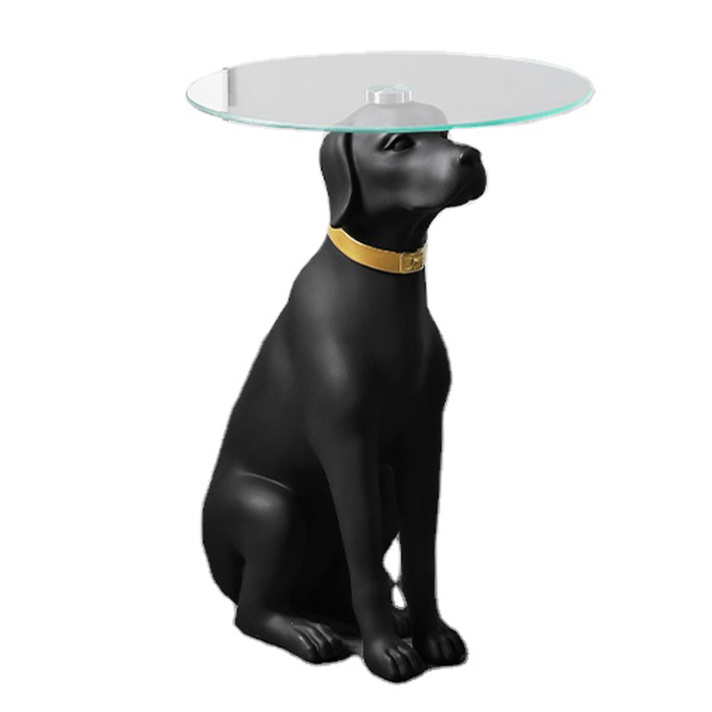 Приставной стол Black Dog Table Черный Приставной стол Black Dog Table Черный в Липецке | Loft Concept