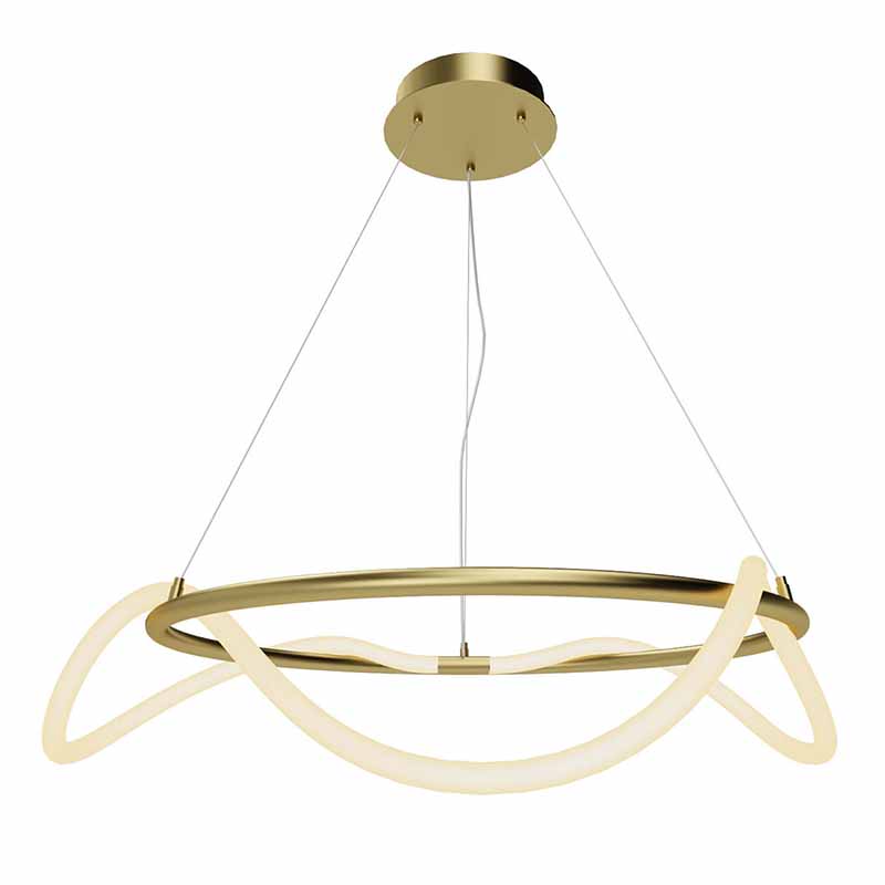 Люстра Luke Lampco Tracer Chandelier Gold 60 Белый матовое золото Люстра Luke Lampco Tracer Chandelier Gold 60 Белый матовое золото в Липецке | Loft Concept