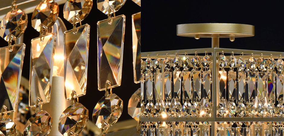 Потолочный светильник Crystal Inserts Lamp amber 6 Потолочный светильник Crystal Inserts Lamp amber 6 - Loft-Concept в Липецке