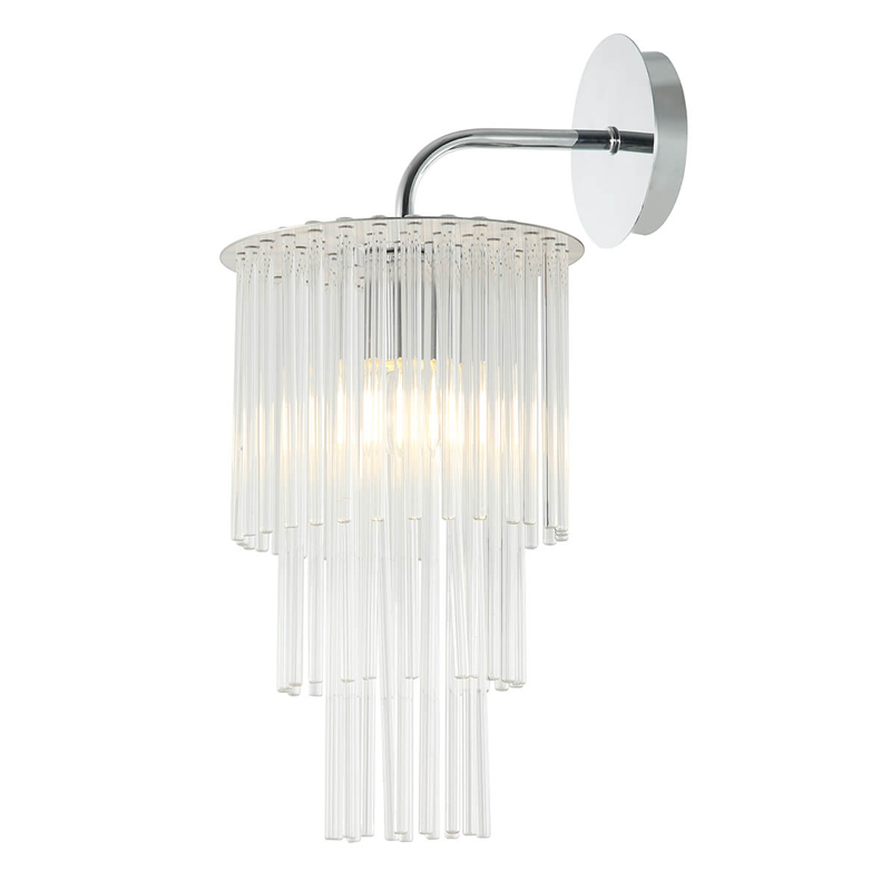 Бра Harrison Sconce chrome Хром Прозрачный Бра Harrison Sconce chrome Хром Прозрачный в Липецке | Loft Concept