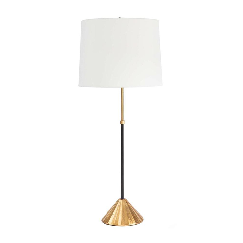 Настольная лампа Arleta Table lamp Белый Черный Золотой Настольная лампа Arleta Table lamp Белый Черный Золотой в Липецке | Loft Concept