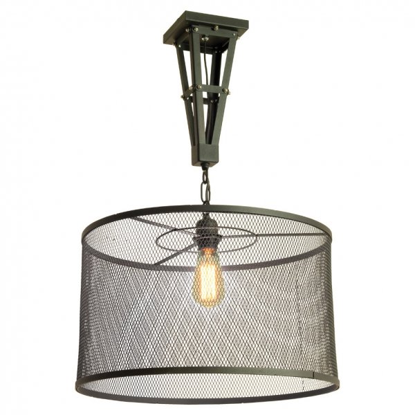 Подвесной светильник Radial Cage Pendant Черный Подвесной светильник Radial Cage Pendant Черный в Липецке | Loft Concept