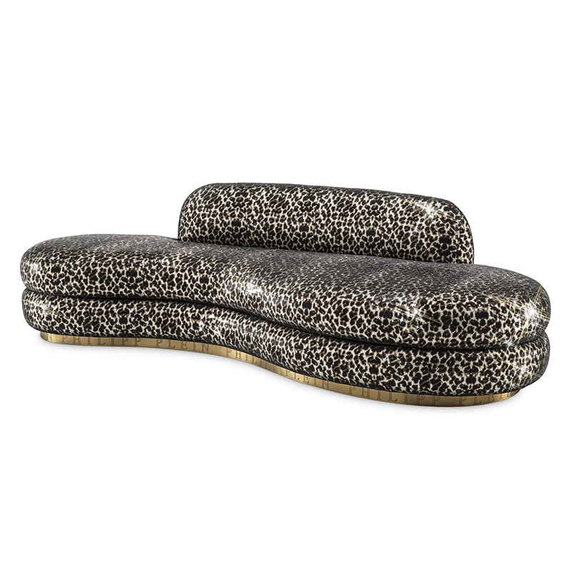 Диван Philipp Plein Sofa Icon Limited Edition Черный ivory ( слоновая кость ) Коричневый Латунь Диван Philipp Plein Sofa Icon Limited Edition Черный ivory ( слоновая кость ) Коричневый Латунь в Липецке | Loft Concept