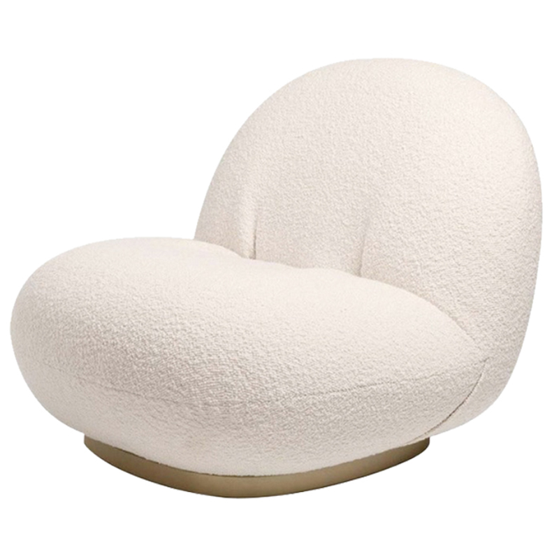 Кресло Pacha lounge chair ivory Молочный Кресло Pacha lounge chair ivory Молочный в Липецке | Loft Concept