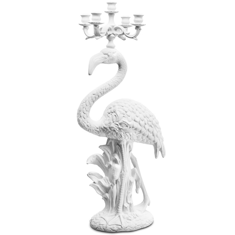 Подсвечник Candleholder Flamingo Bisc. White Белый Подсвечник Candleholder Flamingo Bisc. White Белый в Липецке | Loft Concept