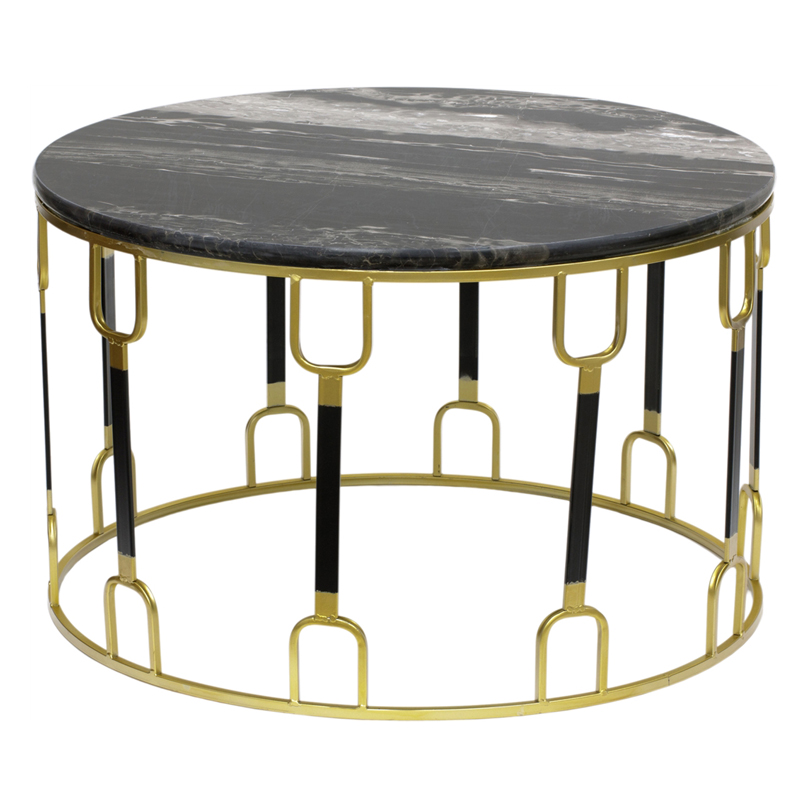 Приставной стол Dorius Side Table black marble Латунь Черный Черный Мрамор Nero Приставной стол Dorius Side Table black marble Латунь Черный Черный Мрамор Nero в Липецке | Loft Concept