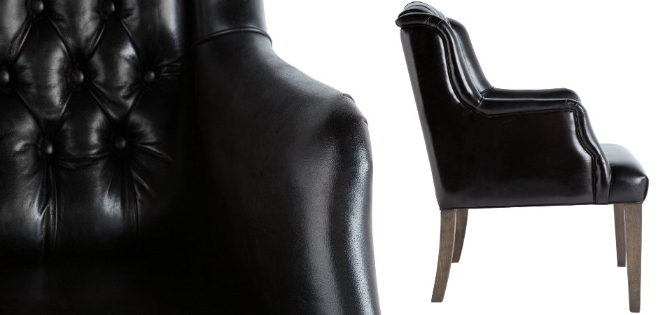 Кресло Leather Elegance Black Кресло Leather Elegance Black - Loft-Concept в Липецке
