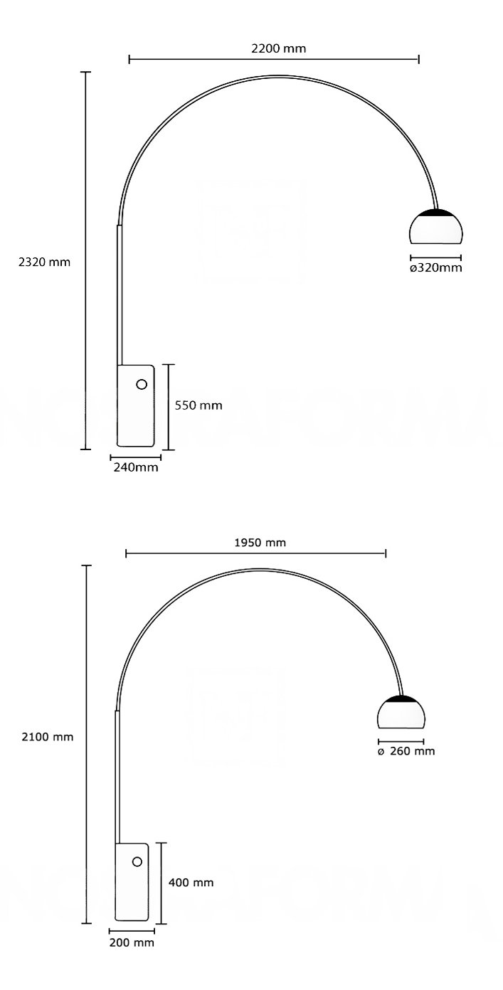 Торшер Flos Arco в Липецке