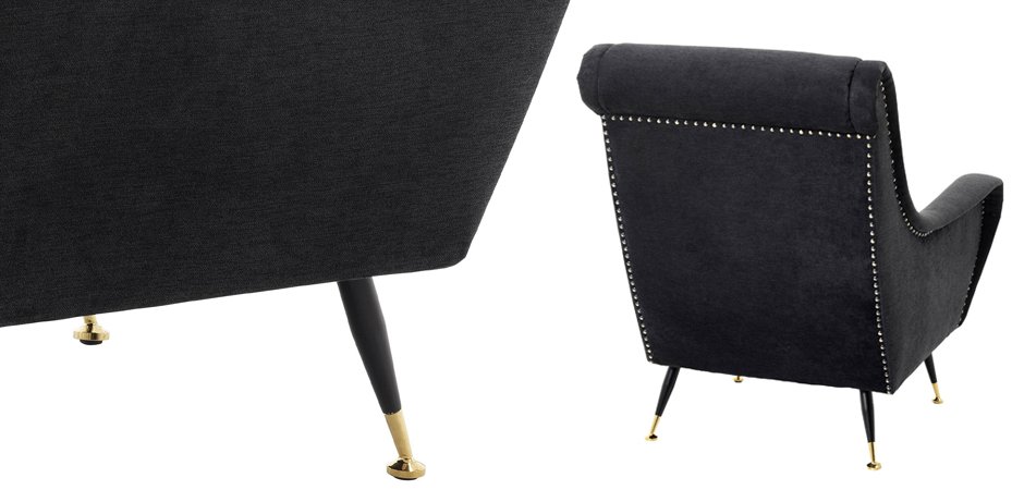 Кресло Eichholtz Chair Giardino Black Кресло Eichholtz Chair Giardino Black - Loft-Concept в Липецке