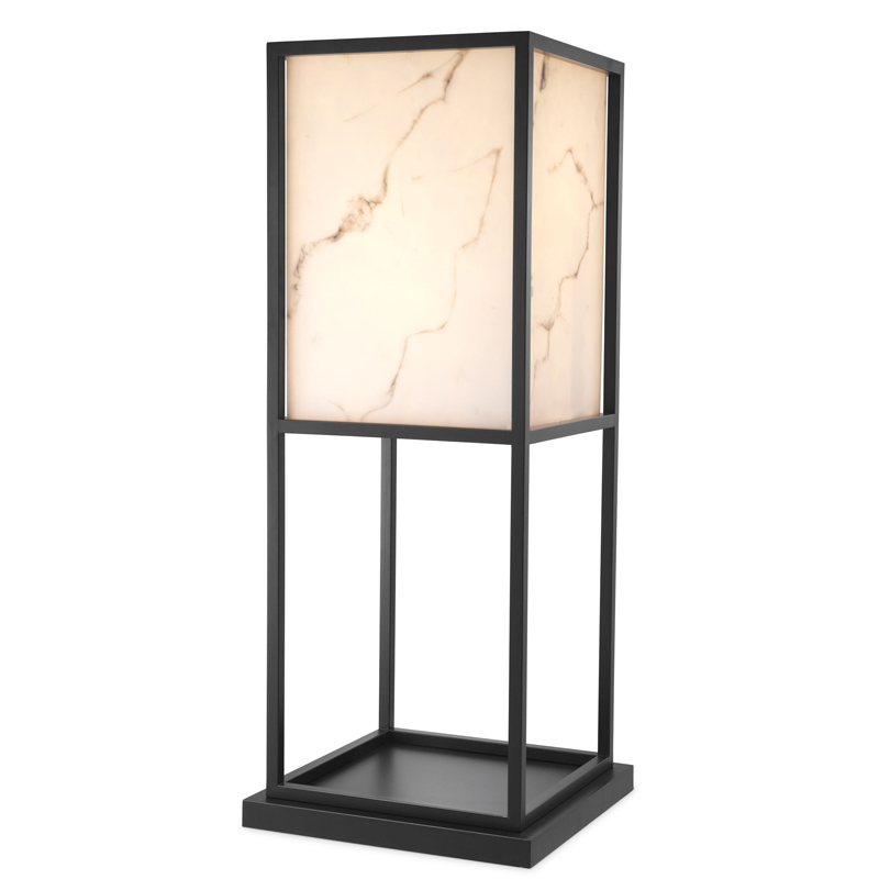 Торшер Eichholtz Floor Lamp Barret Белый Черный Торшер Eichholtz Floor Lamp Barret Белый Черный в Липецке | Loft Concept