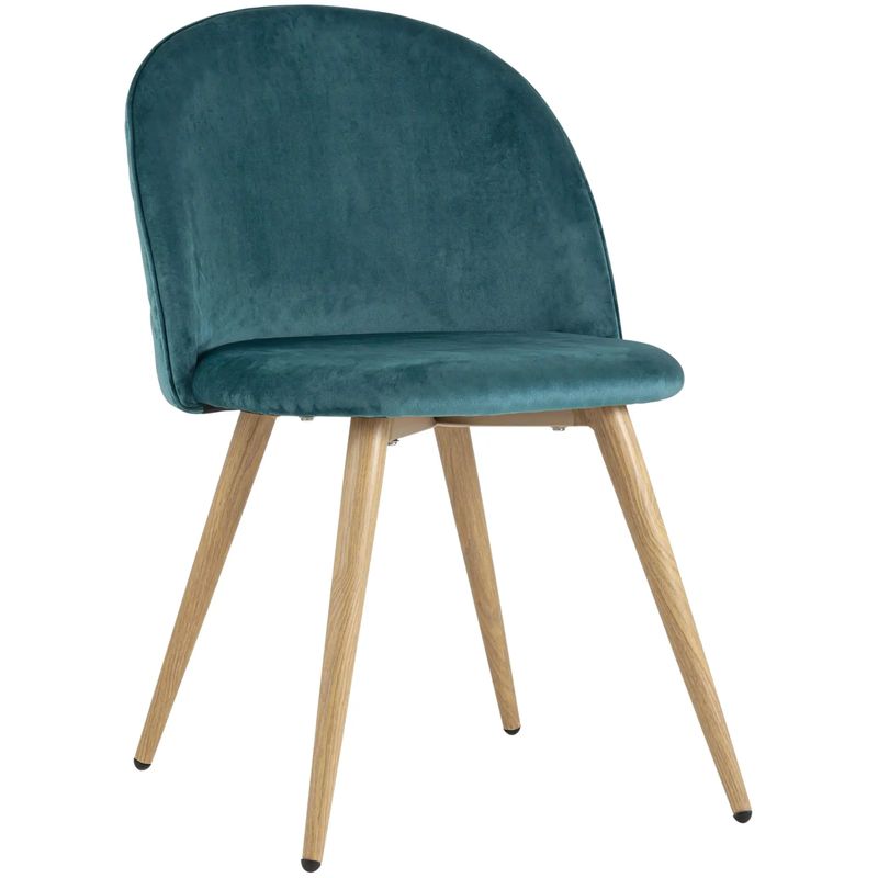 Стул Miruna Chair Спинка Ромбы Синий Велюр Морская синь Древесина Стул Miruna Chair Спинка Ромбы Синий Велюр Морская синь Древесина в Липецке | Loft Concept