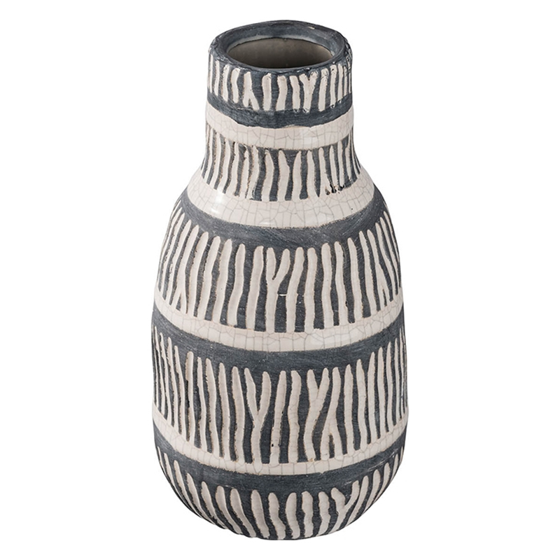 Ваза Kamaria Vase M Серый Белый Ваза Kamaria Vase M Серый Белый в Липецке | Loft Concept