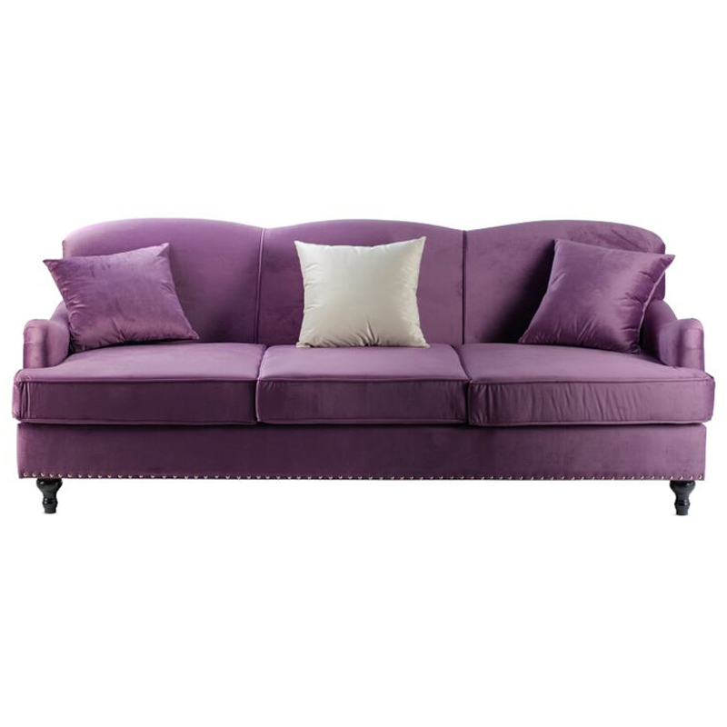 Диван Osbert Sofa Пурпурно-фиолетовый Диван Osbert Sofa Пурпурно-фиолетовый в Липецке | Loft Concept