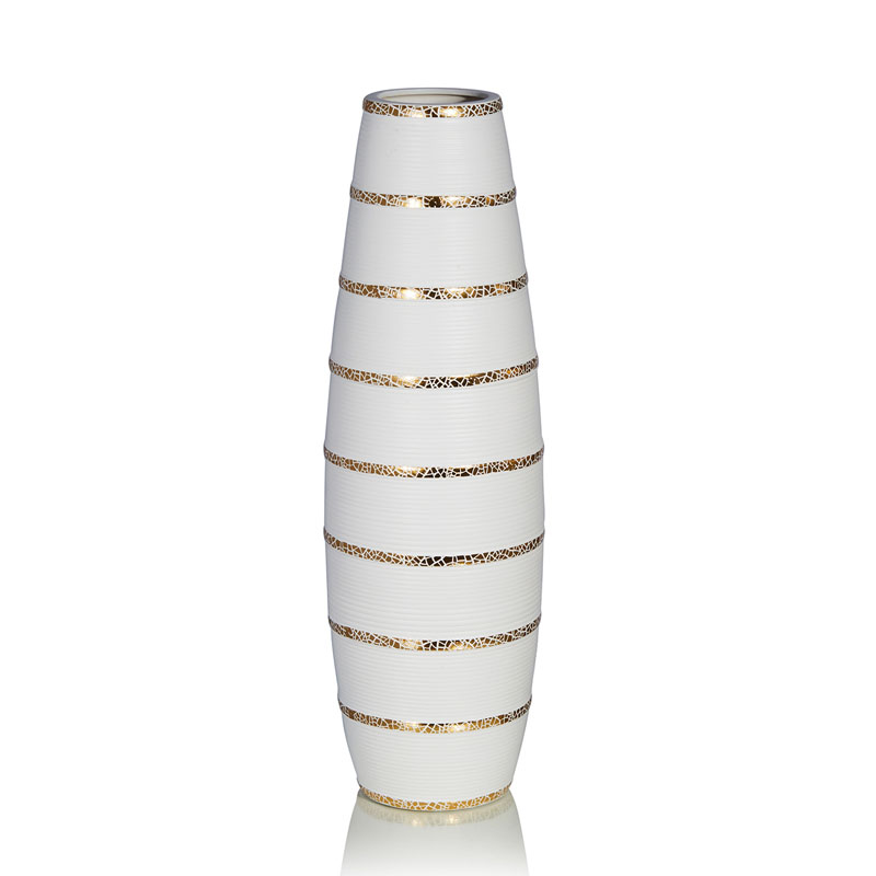 Ваза Vase Beehive white Белый Золотой Ваза Vase Beehive white Белый Золотой в Липецке | Loft Concept