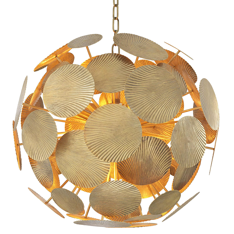 Люстра Eichholtz Chandelier Duvall L Латунь Люстра Eichholtz Chandelier Duvall L Латунь в Липецке | Loft Concept