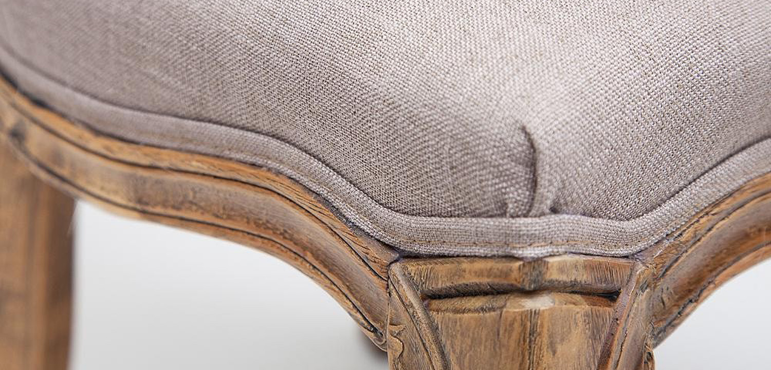 Стул French vintage gray chair Provence - фото №2