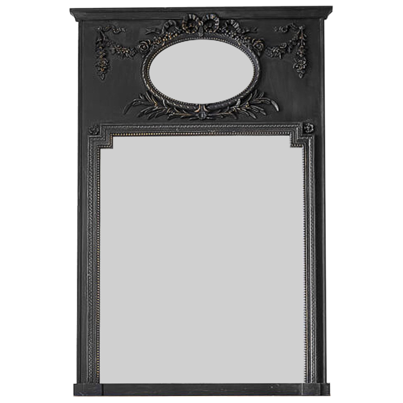 Зеркало Hendrica Mirror Black Винтажный черный Зеркало Hendrica Mirror Black Винтажный черный в Липецке | Loft Concept