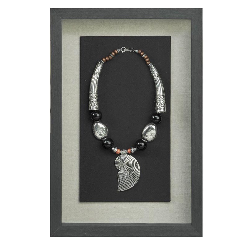 Панно Necklace Wall Accessory I Черный Серебряный в Липецке | Loft Concept 