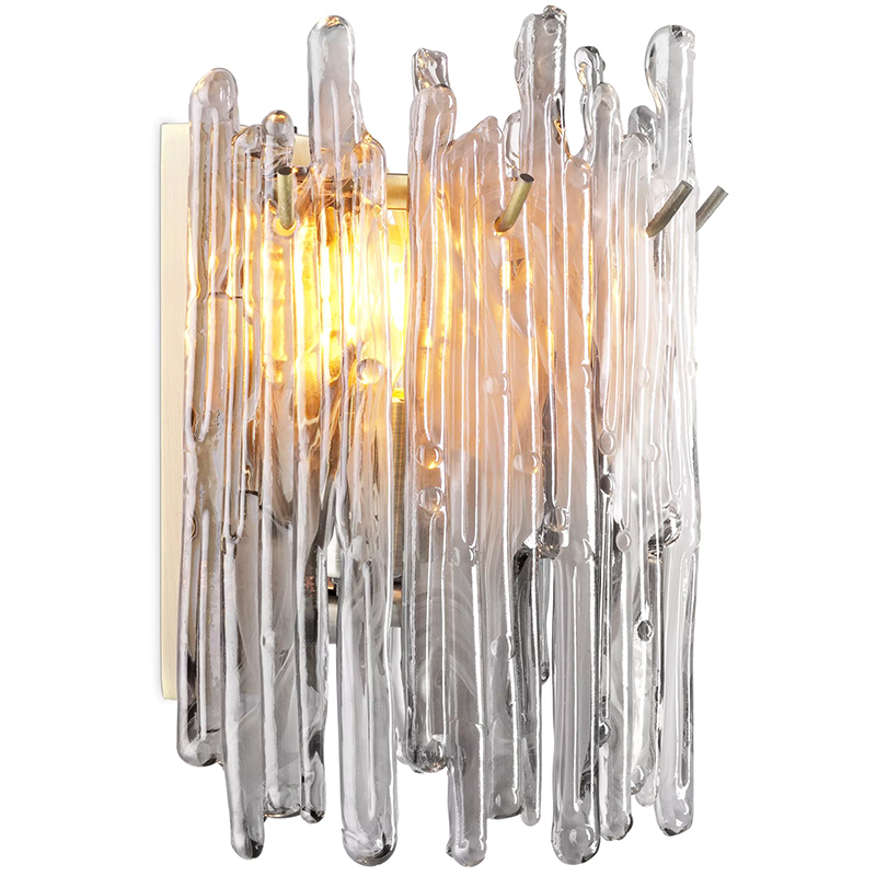 Бра Eichholtz Wall Lamp Saint Roch Single Латунь Прозрачное Стекло Серый Бра Eichholtz Wall Lamp Saint Roch Single Латунь Прозрачное Стекло Серый в Липецке | Loft Concept