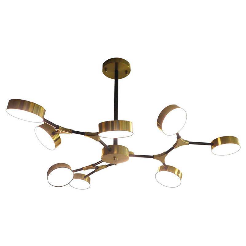 Люстра Maelys Chandelier 9 Золотой Белый Люстра Maelys Chandelier 9 Золотой Белый в Липецке | Loft Concept