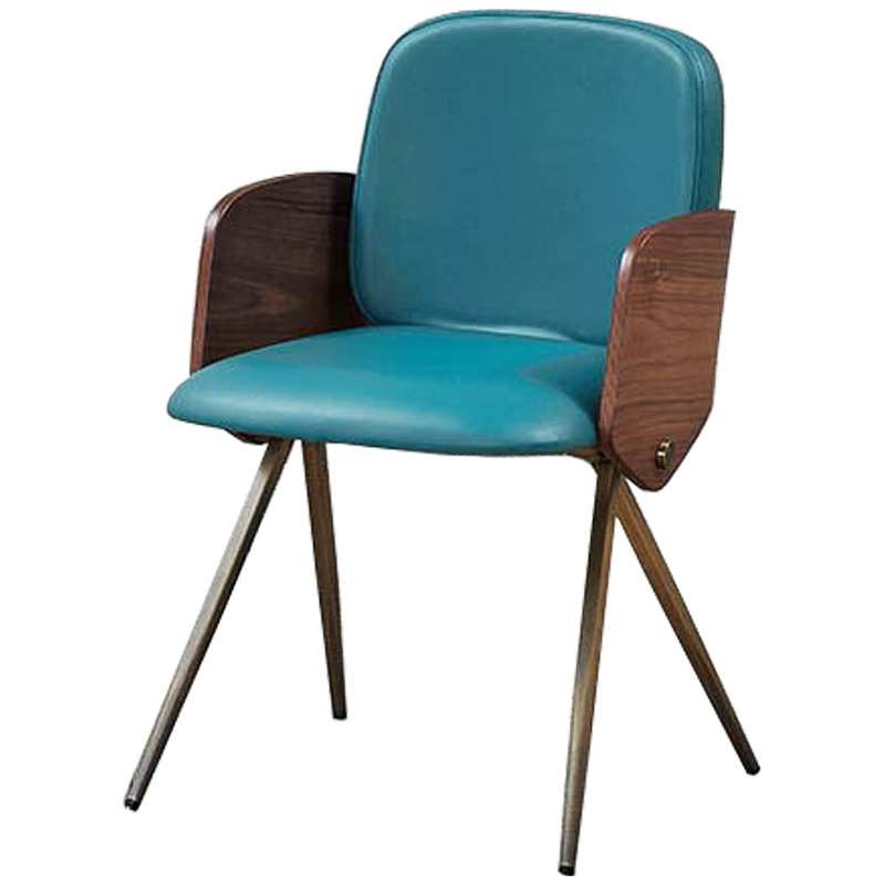 Стул Fionan Stool Коричневый Бронза Бирюзовый Стул Fionan Stool Коричневый Бронза Бирюзовый в Липецке | Loft Concept