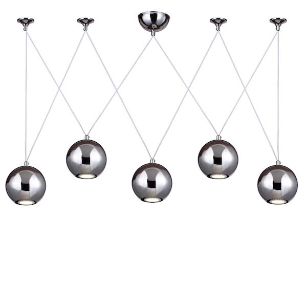 Подвесной светильник Multisphere Pendant Silver 5  в Липецке | Loft Concept 