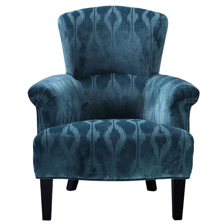 Кресло бархатное Lazure Chair Темно-синий Кресло бархатное Lazure Chair Темно-синий в Липецке | Loft Concept