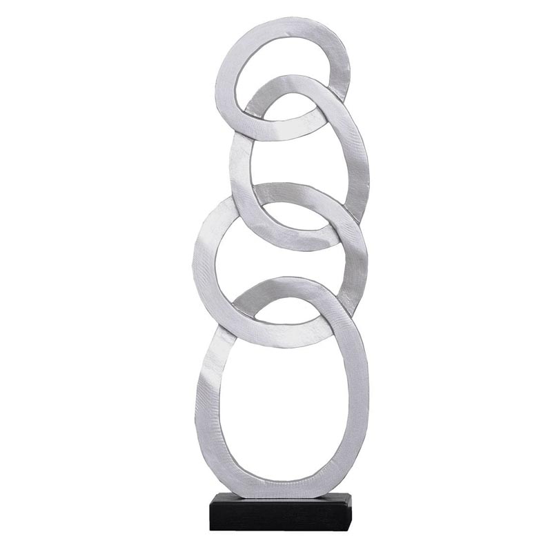Статуэтка Anillos Statuette silver Серебряный Статуэтка Anillos Statuette silver Серебряный в Липецке | Loft Concept