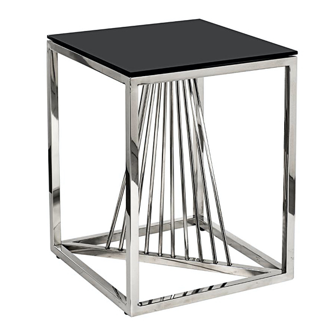 Стол Section Diagonal Stainless Steel 50 Нержавеющая сталь Глянцевый черный Стол Section Diagonal Stainless Steel 50 Нержавеющая сталь Глянцевый черный в Липецке | Loft Concept