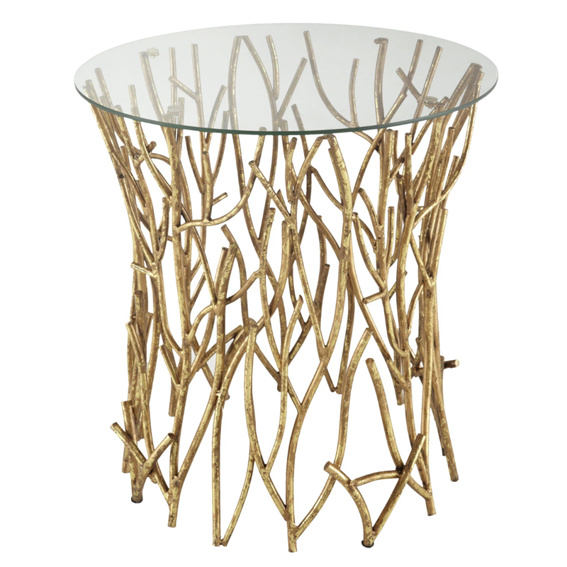 Приставной стол Golden Forest Золотой Приставной стол Golden Forest Золотой в Липецке | Loft Concept