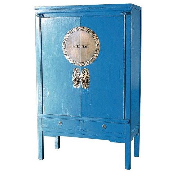 Шкаф китайский Light blue Голубой Шкаф китайский Light blue Голубой в Липецке | Loft Concept