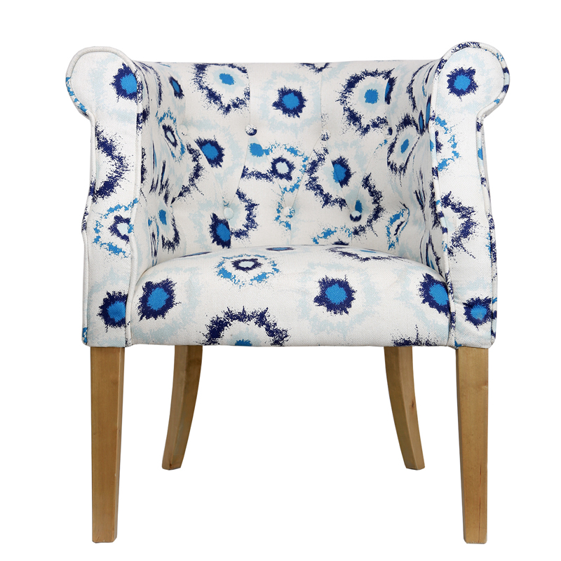 Кресло Laurette Armchair Синий Голубой Кресло Laurette Armchair Синий Голубой в Липецке | Loft Concept