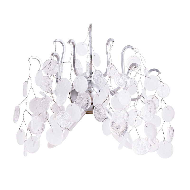 Бра FAIRYTREE Wall Lamp Silver Серебряный Прозрачное Стекло Бра FAIRYTREE Wall Lamp Silver Серебряный Прозрачное Стекло в Липецке | Loft Concept