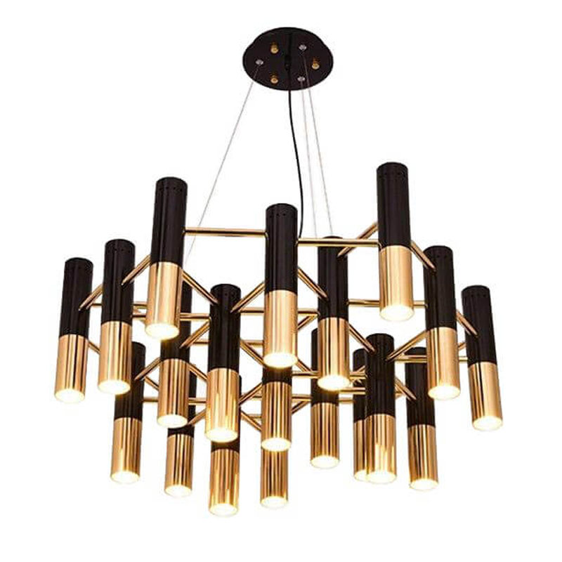 Люстра IKE Delightfull Gold & Black Черный Золотой Люстра IKE Delightfull Gold & Black Черный Золотой в Липецке | Loft Concept