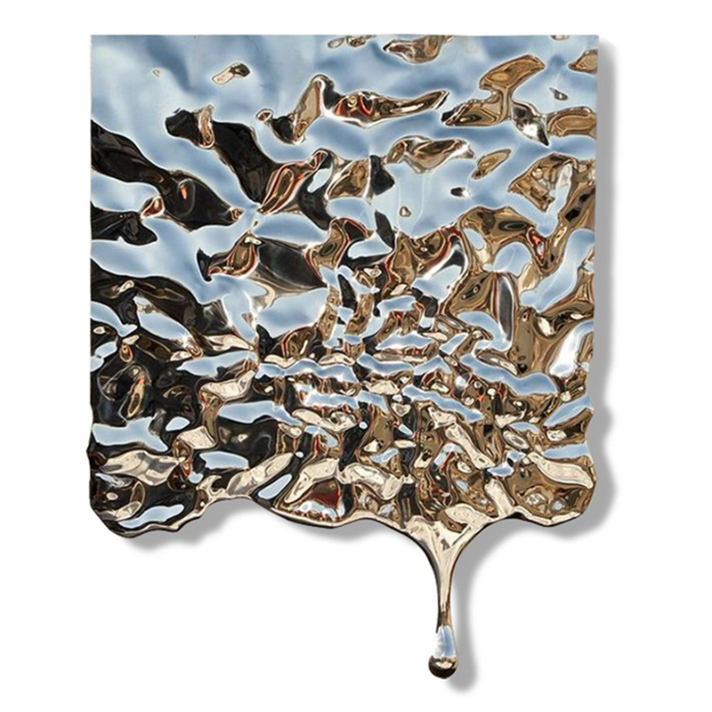 Арт-объект РТУТЬ Abstract Metal Mercury Wave Арт-объект РТУТЬ Abstract Metal Mercury Wave в Липецке | Loft Concept