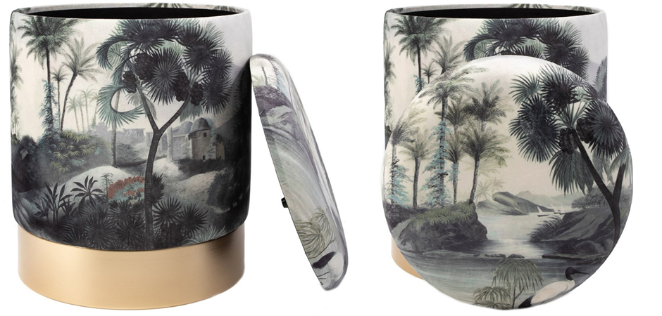 Пуф PUF Jungle Print river&tree Пуф PUF Jungle Print river&tree - Loft-Concept в Липецке