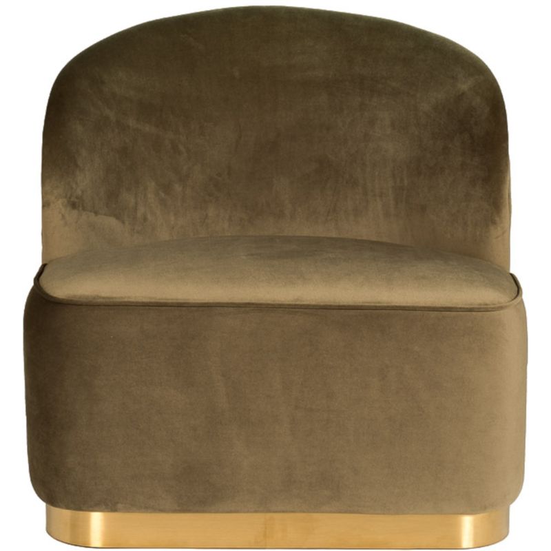 Кресло Zion DARK OLIVE WITH GOLD Темно-оливковый Кресло Zion DARK OLIVE WITH GOLD Темно-оливковый в Липецке | Loft Concept