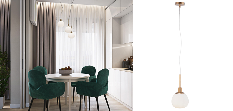 Подвесной светильник Tiepolo Ball Pendant Gold Подвесной светильник Tiepolo Ball Pendant Gold - Loft-Concept в Липецке