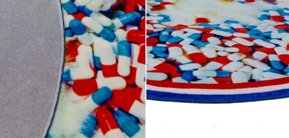 Ковер Seletti Round Rug Cat Ковер Seletti Round Rug Cat - Loft-Concept в Липецке